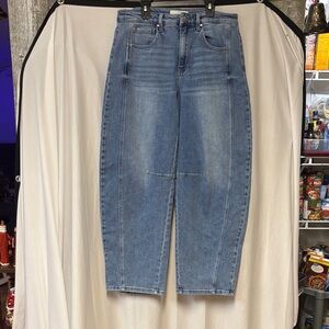 Risen Classic Blue Women's Wide Leg Jeans